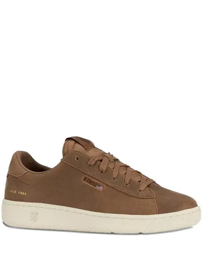 K-swiss Leather Sneakers In Brown