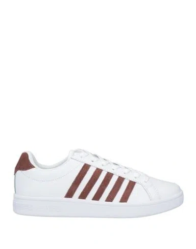 K-swiss K Swiss Man Sneakers White Size 10 Soft Leather