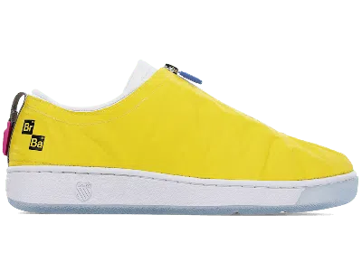 Pre-owned K-swiss Men's Kswiss Classic 2000 Breaking Bad Cooking Sneakers In Yellow/white/ice