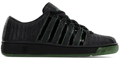 Pre-owned K-swiss Men's Kswiss Classic 2000 The Matrix Code Sneakers In Black/green