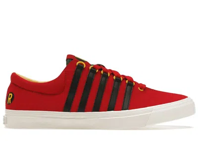 Pre-owned K-swiss Men's Kswiss Surf N' Turf 66 Batman 80th (1966 Tv Robin) Sneakers In Red/green/yellow