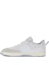 K-swiss Mesh-panel Leather Sneakers In White