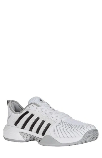 K-swiss Pickleball Supreme Court Shoe In White/high-rise/black
