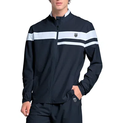 K-swiss Ripstop Mens Tennis Jacket In Black