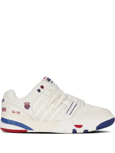 K-swiss Si-18 International "brilliant White/classic Blue/red" Sneakers
