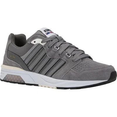 K-swiss Si-18 Rannell Suede Sneaker In Frost Gray/gunmetal