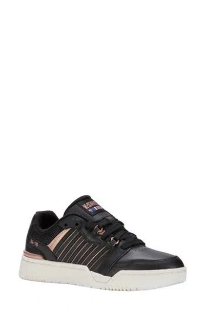 K-swiss Si-18 Rival Sneaker In Black/rose Gold