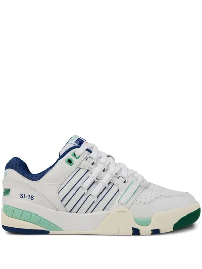 K-swiss Si-18 "white/galaxy Blue/lush Meadow/vanilla Ice" Sneakers