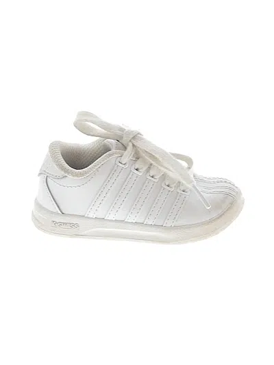 Pre-owned K-swiss Kids'  Sneakers In White