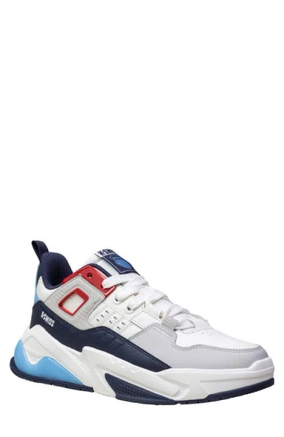K-swiss Techna Trainer Hybrid Training Shoe In Sail Wht/navy/red