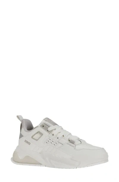 K-swiss Techna Trainer Hybrid Training Shoe In Sail Wht/taupe Gray