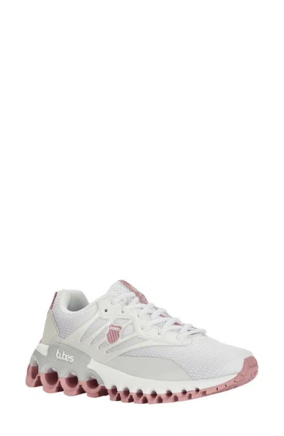 K-swiss Tubes Sport Running Shoe In Wht/dawn Blu/fxglve