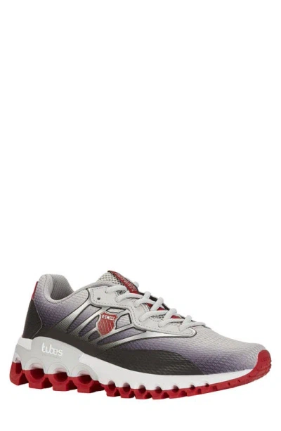 K-swiss Tubes Sport Sneaker In Gray/black/red