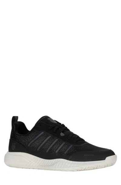 K-swiss Ultra Court Tennis Shoe In Black/white/asphalt