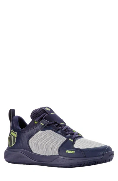 K-swiss Ultrashot Team Tennis Shoe In Peacoat/ Grey Violet