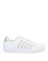K-swiss K Swiss Woman Sneakers White Size 9 Soft Leather In White