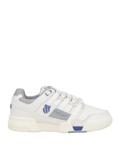 K-swiss K Swiss Woman Sneakers White Size 7.5 Leather, Textile Fibers