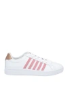 K-swiss K Swiss Woman Sneakers White Size 9 Soft Leather In White