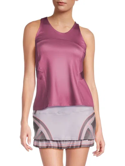 K-swiss Women's Racerback Cutout Tank Top In Pink