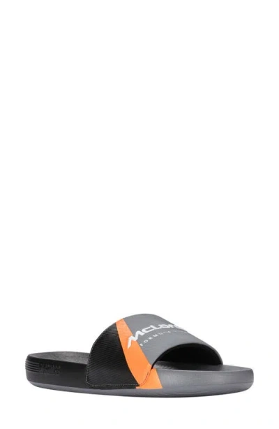 K-swiss X Mclaren F1 Team Slide Sandal In Anthracite/black/papaya-m