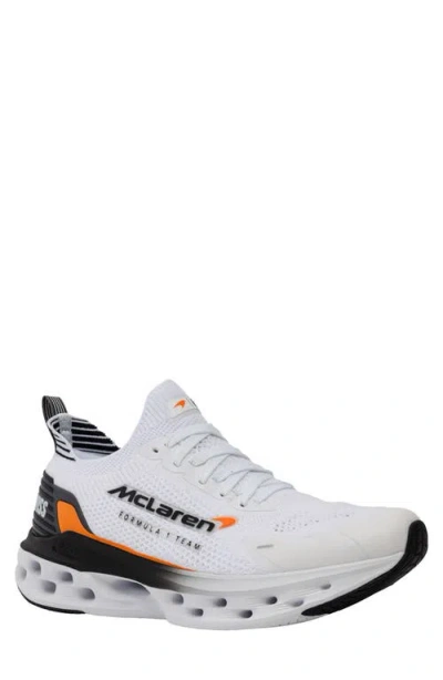 K-swiss X Mclaren Impulse Tubes Light Sneaker In White/black/papaya