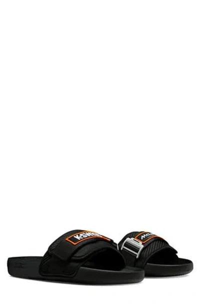 K-swiss X Mclaren Slide Sandal In Black/papaya