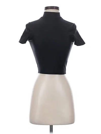 Pre-owned K Too Short Sleeve Turtleneck In Black