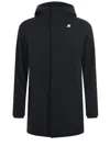 K-way 3-layer Nylon Jacket In Black