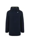 K-way Thommy Bonded Jacket In Blu Scuro
