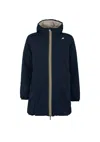 K-way Sophie Mid-length Down Jacket In Multicolor