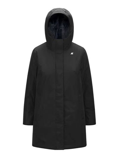 K-way Sophie Soft Touch Marmot Clothing In Black