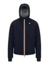 K-way Long-sleeved Casual Jacket In Blue