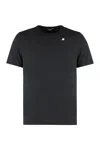 K-way Logo T-shirt In Black