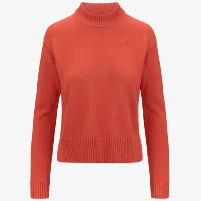 K-way Agata Cotton Cashmere In Red