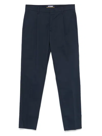 K-way Ailton Trousers In Blue