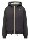 K-way Albine Zip Hooded Jacket In Black
