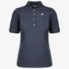 K-way Blue Cotton Women Polo Shirt