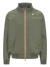 K-way Arsene Plus.2 Bomber Jacket In Green