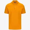 K-way Orange Cotton Men Polo Shirt