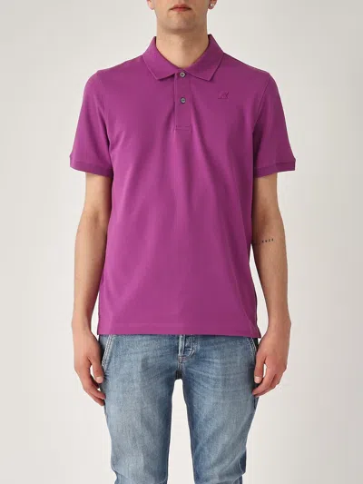 K-way Amedee Pique Polo In Blue