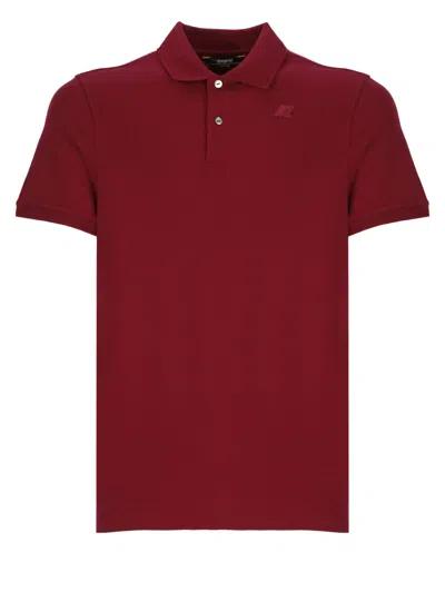 K-way Amedee Polo Shirt In Red