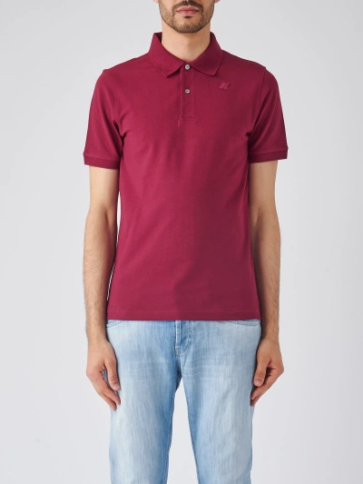 K-way Ameedee Polo In Rosso