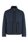 K-way Antheo Jacket In Technical Fabric In Blue