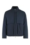K-way Antheo Jacket In Technical Fabric In Blue