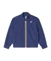 K-way Aorelian Nylon Jacket In Blue