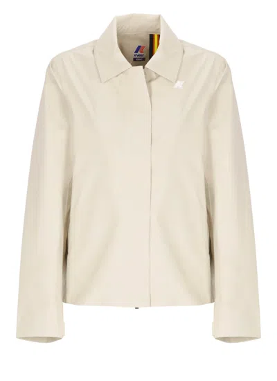 K-way Arabel Strech Jacket In Neutral