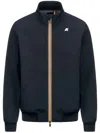 K-way K Way Jacko Bonded Short Jacket With Hood In Blue