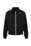 K-way Arsene Plus.2 Reversible Jacket In Blue Depht-blue De