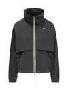 K-way Lily Stretch Dot Jacket In Black