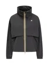 K-way Lily Stretch Dot Jacket In Black